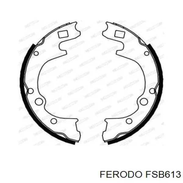 Задние барабанные колодки FSB613 Ferodo