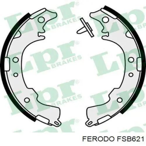 Zapatas de frenos de tambor traseras FSB621 Ferodo