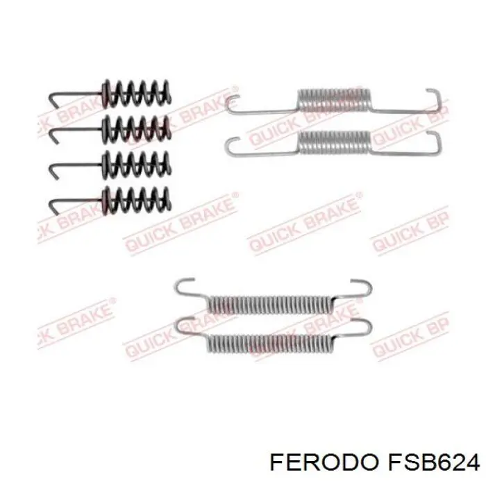 Колодки стояночного тормоза Ferodo FSB624