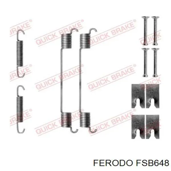 Барабанные колодки Ferodo FSB648