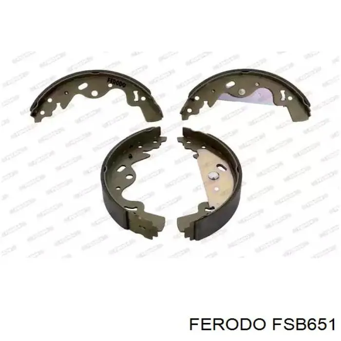 FSB651 Ferodo задние барабанные колодки