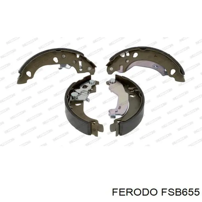 FSB655 Ferodo колодки тормозные задние барабанные