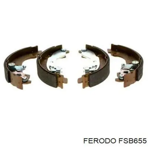 Zapatas de frenos de tambor traseras FSB655 Ferodo