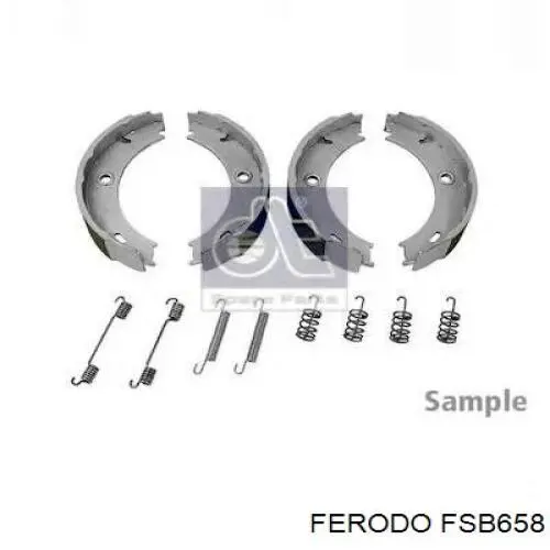 Барабанные колодки Ferodo FSB658