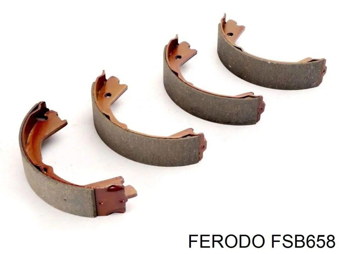 Zapatas de frenos de tambor traseras FSB658 Ferodo