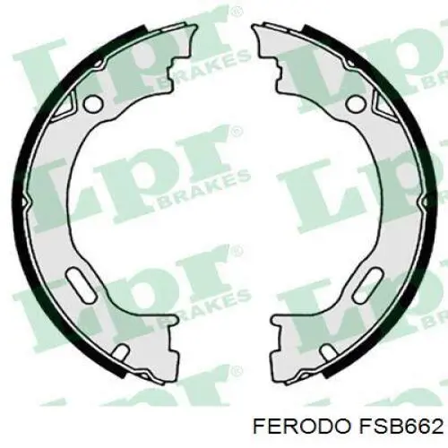 Колодки ручника FSB662 Ferodo