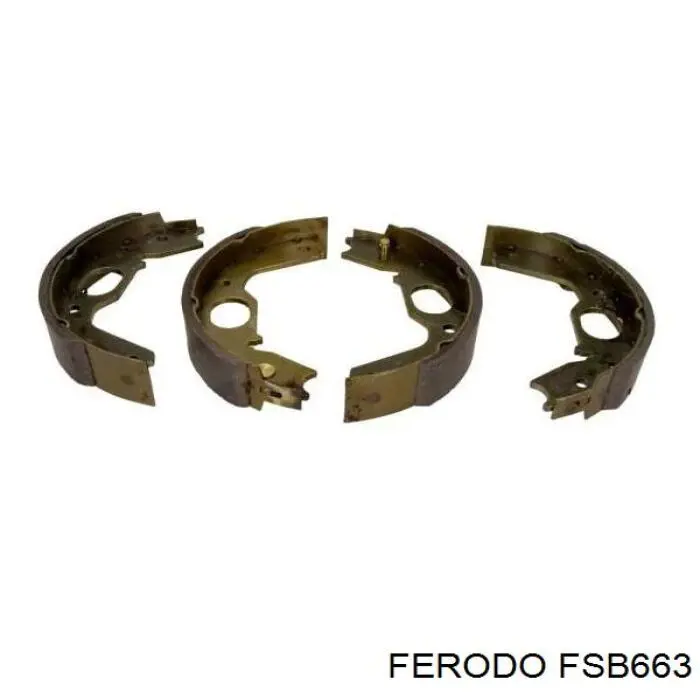 Колодки ручника FSB663 Ferodo