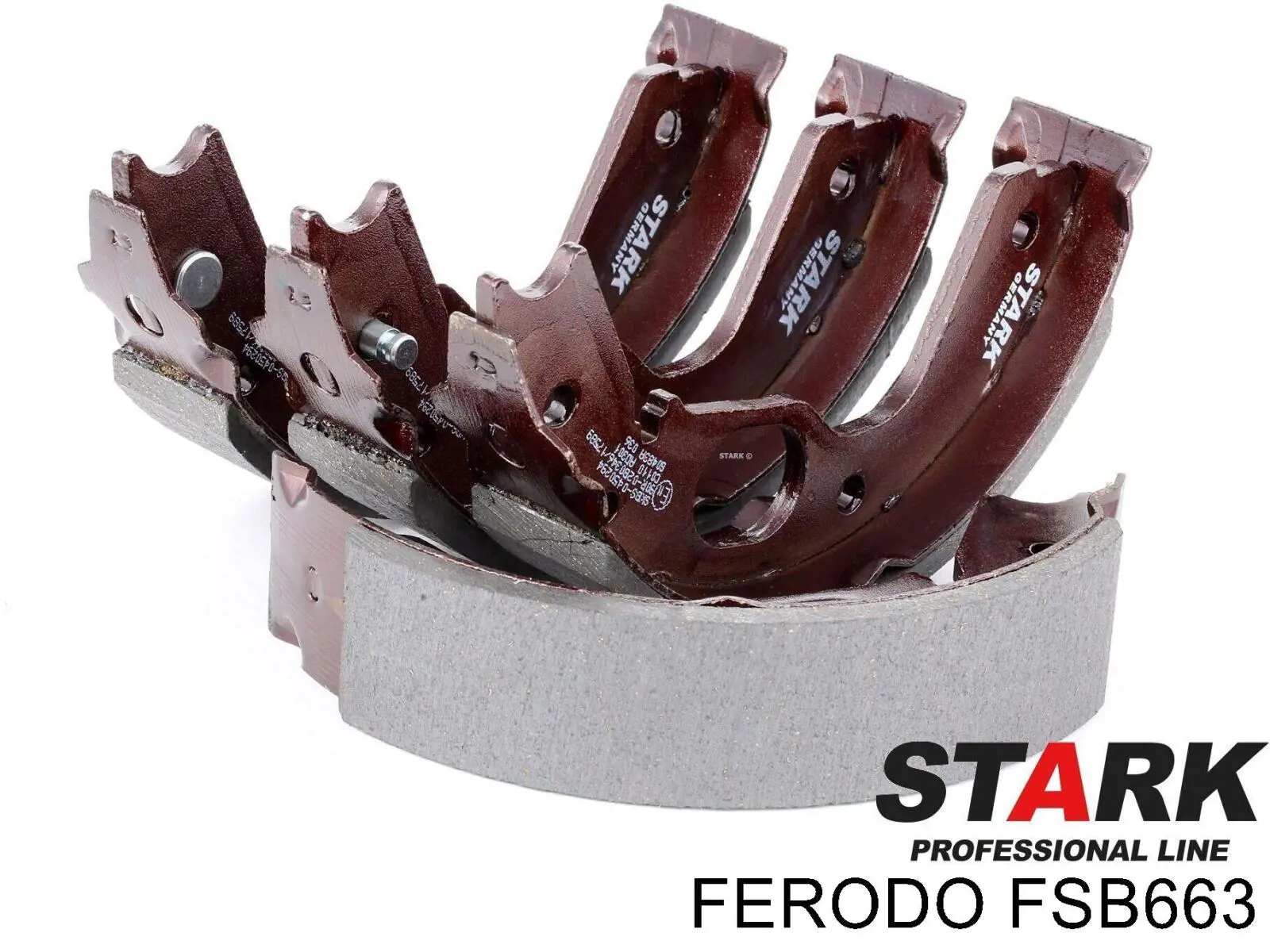 FSB663 Ferodo Тормозные колодки ручника