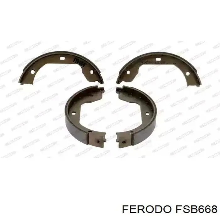 FSB668 Ferodo колодки ручника (стояночного тормоза)