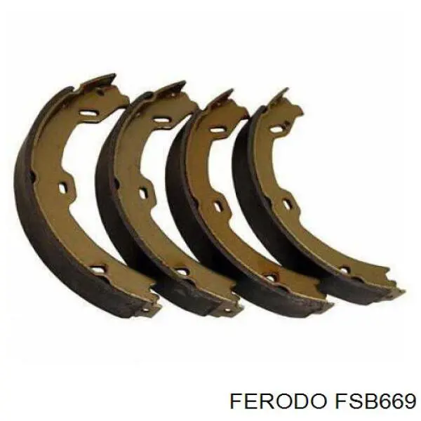 Колодки ручника FSB669 Ferodo