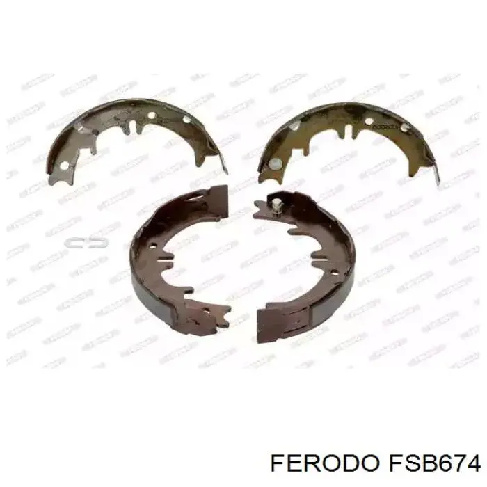 FSB674 Ferodo колодки ручника (стояночного тормоза)
