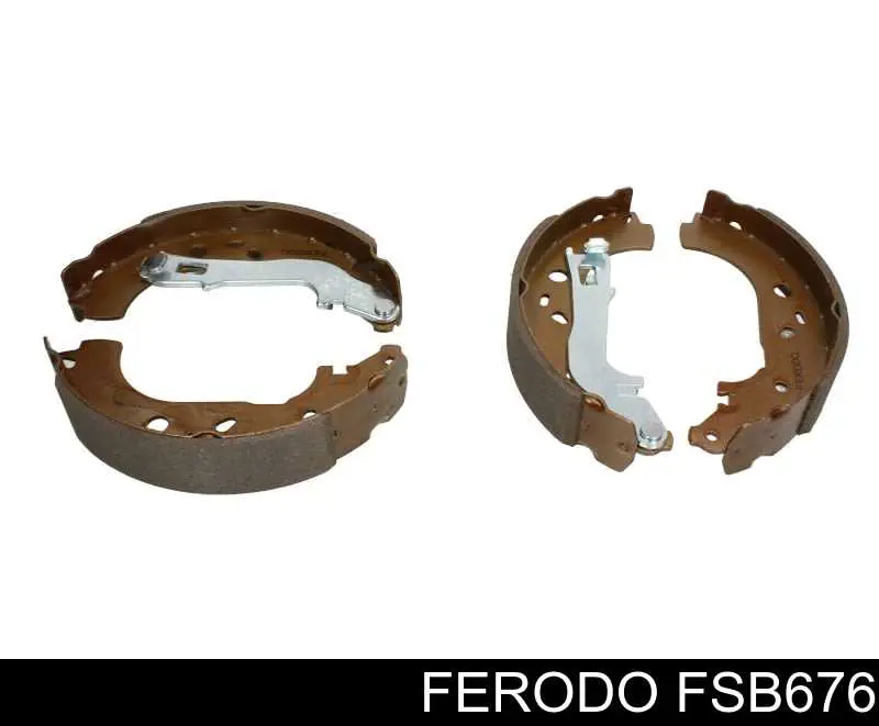 Колодки тормозные задние барабанные Ferodo FSB676