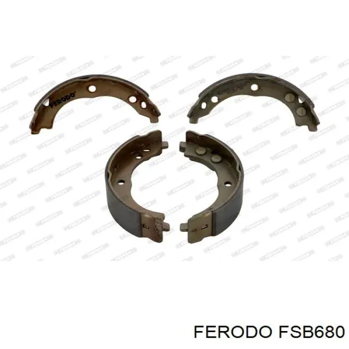 Колодки ручника FSB680 Ferodo