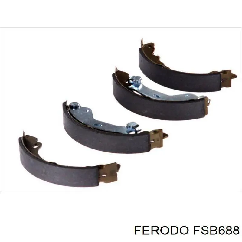 FSB688 Ferodo задние барабанные колодки