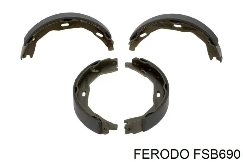 Колодки ручника FSB690 Ferodo