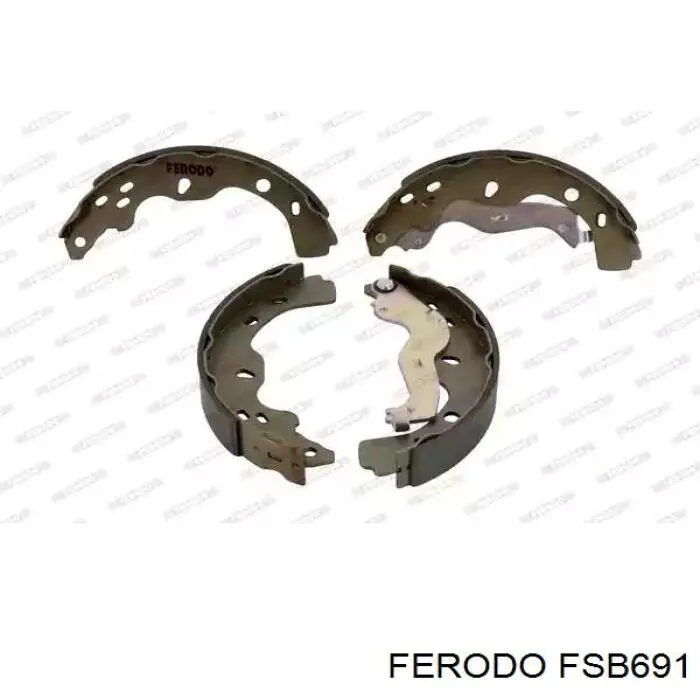 FSB691 Ferodo колодки тормозные задние барабанные