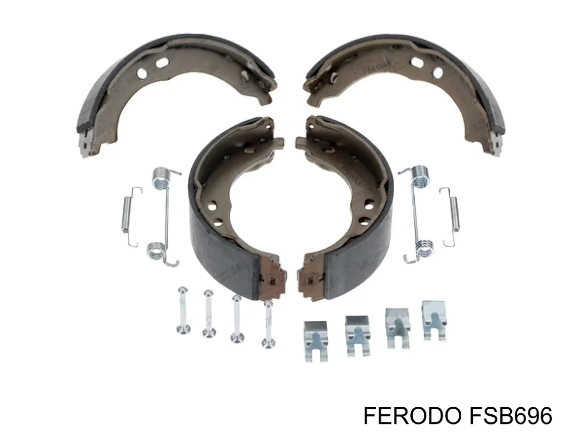 FSB696 Ferodo Тормозные колодки ручника