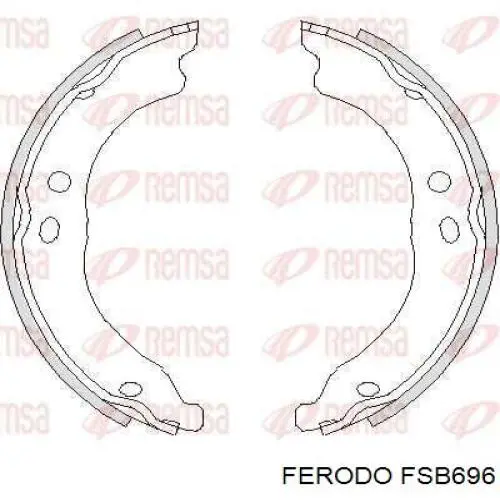 Колодки ручника FSB696 Ferodo