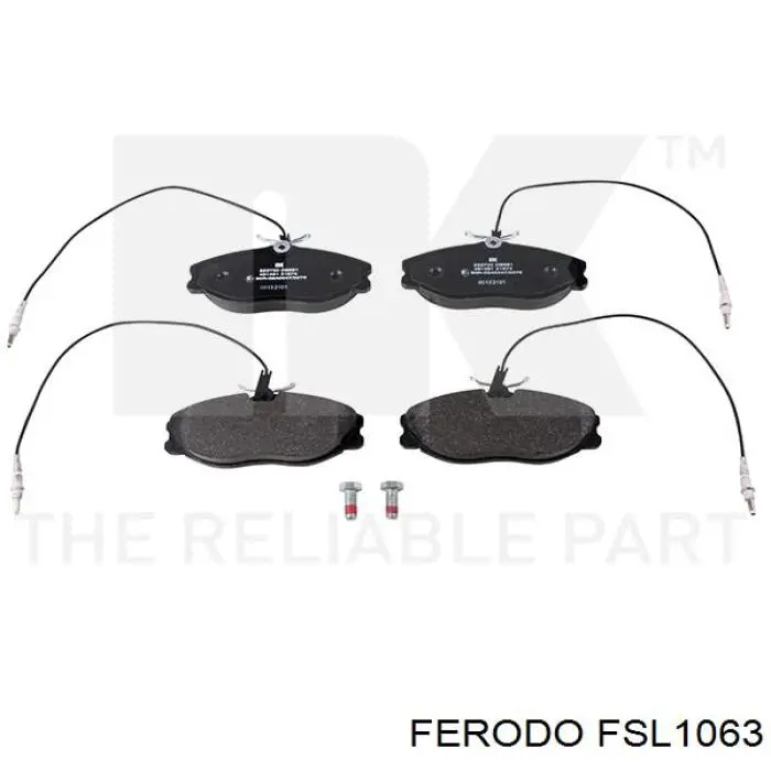 Купить FSL1063 Ferodo Колодки тормозные