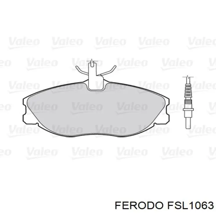 Передние тормозные колодки FSL1063 Ferodo