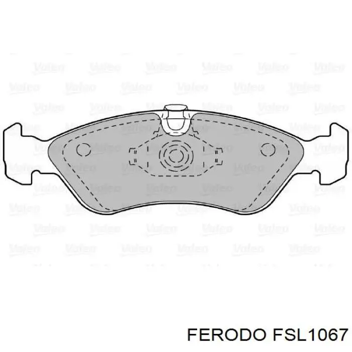 Купить FSL1067 Ferodo Колодки тормозные