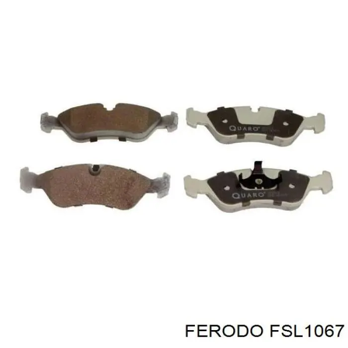 Передние тормозные колодки FSL1067 Ferodo