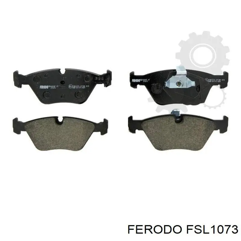 FSL1073 Ferodo колодки тормозные передние дисковые
