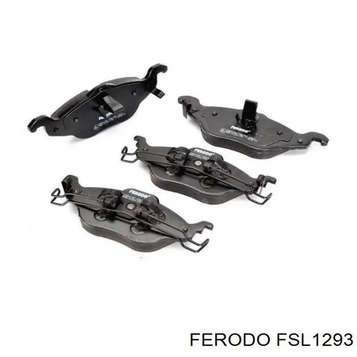 FSL1293 Ferodo передние тормозные колодки