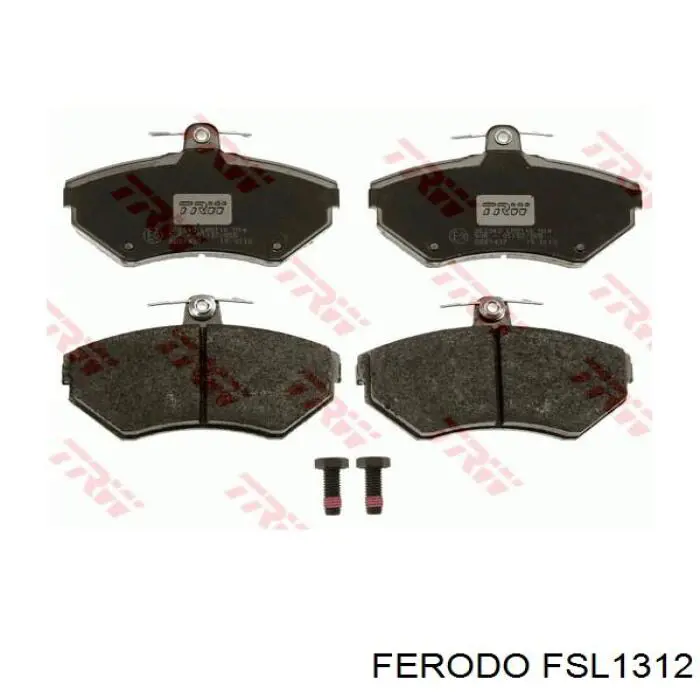 FSL1312 Ferodo колодки тормозные передние дисковые