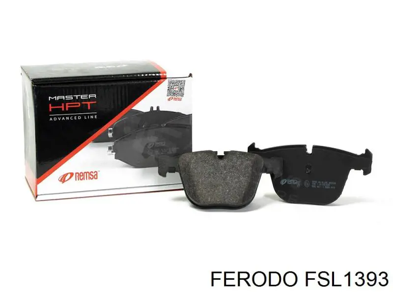 FSL1393 Ferodo колодки тормозные передние дисковые