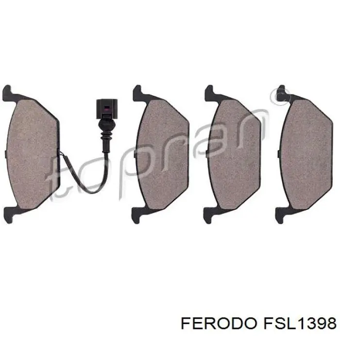 Передние тормозные колодки FSL1398 Ferodo