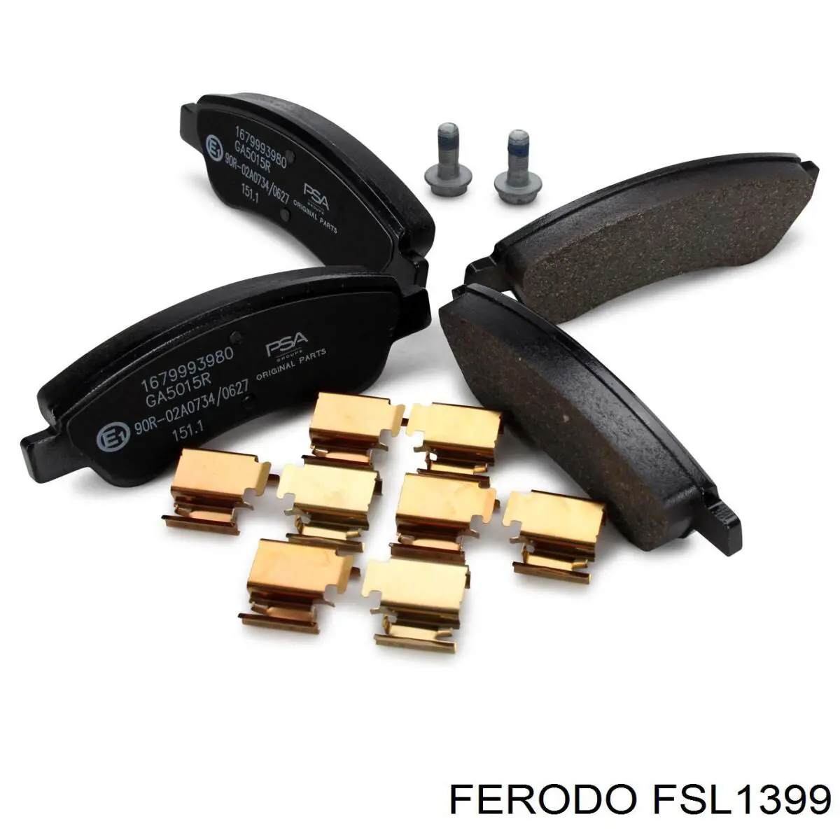 Передние тормозные колодки FSL1399 Ferodo