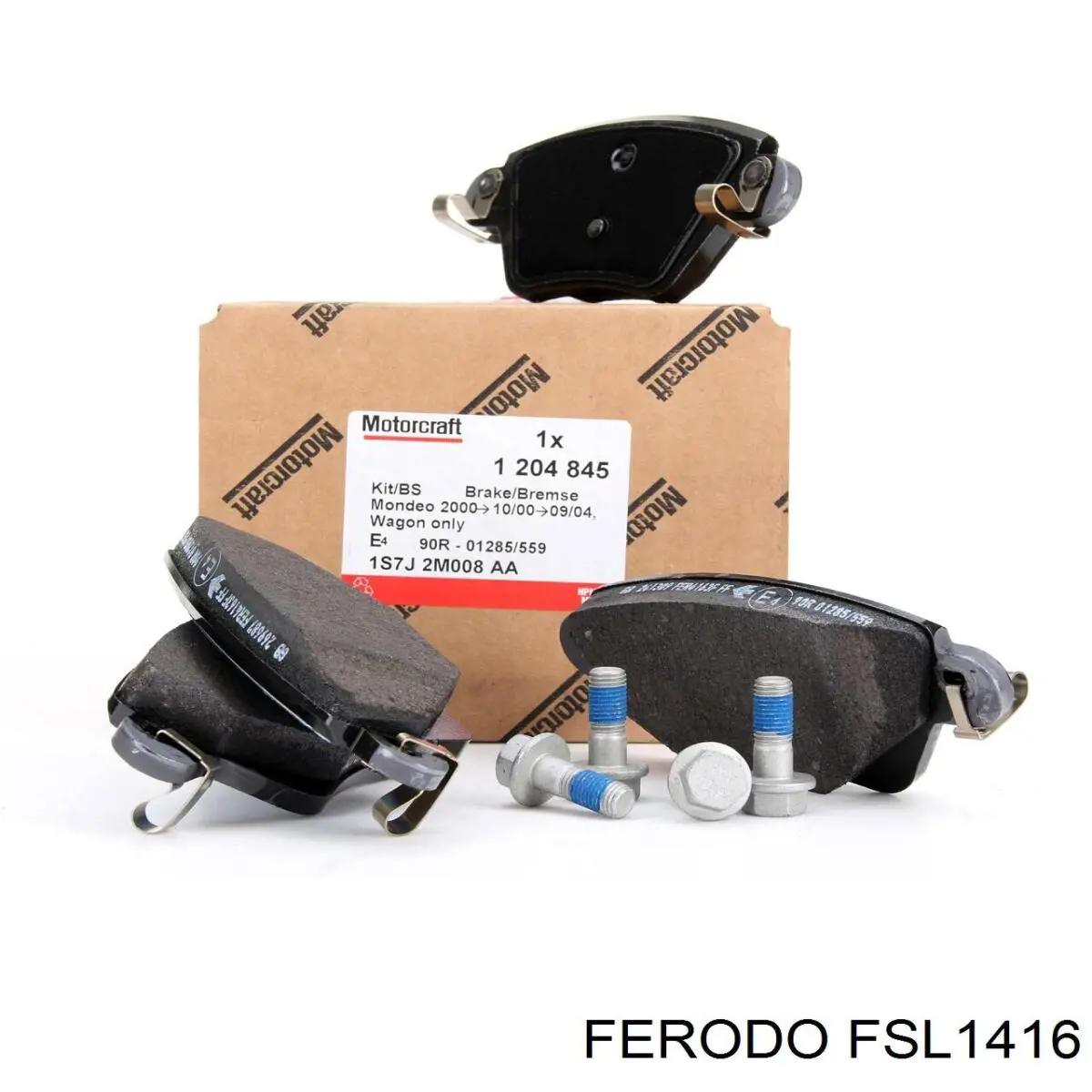 Колодки тормозные задние дисковые FERODO FSL1416