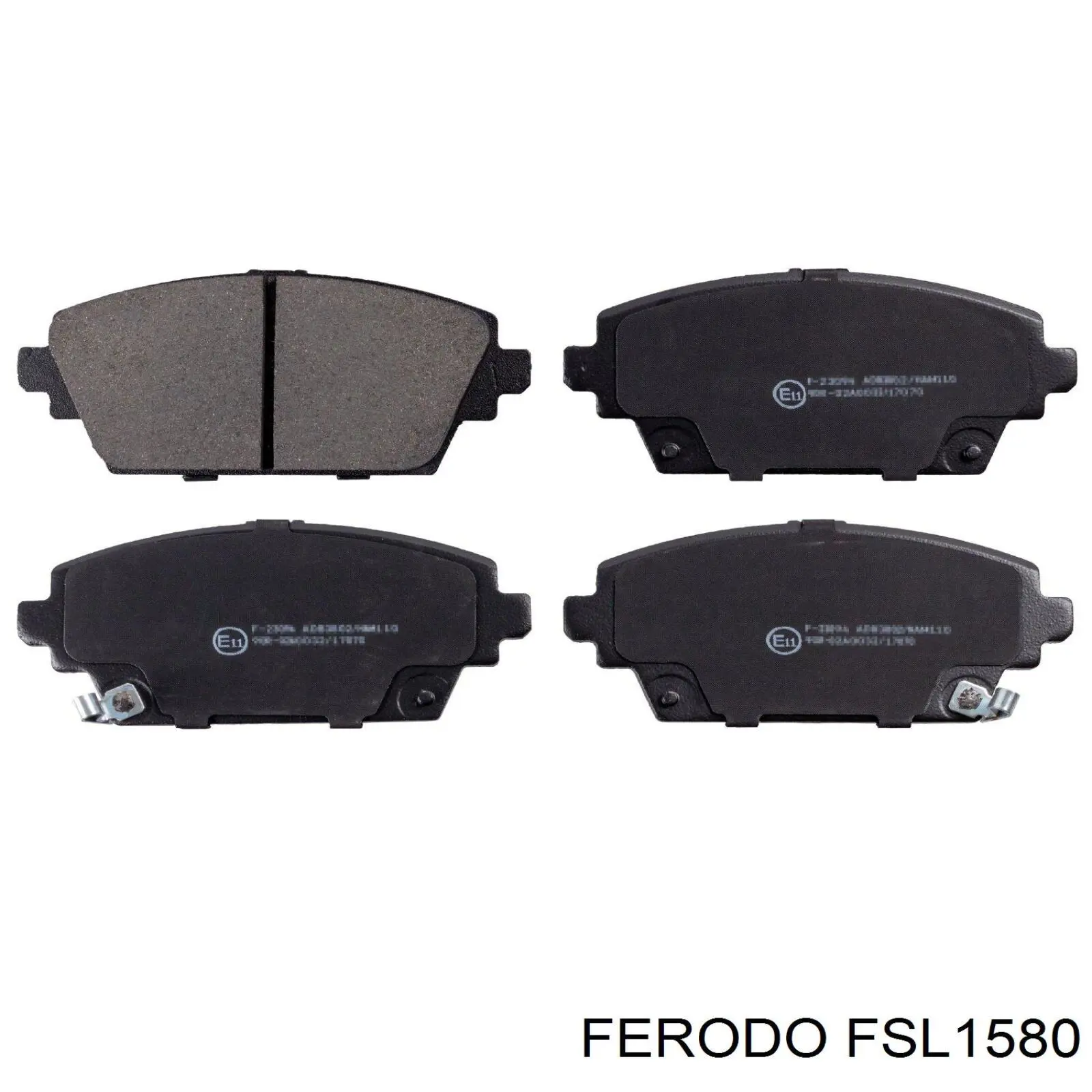 FSL1580 Ferodo Колодки передние