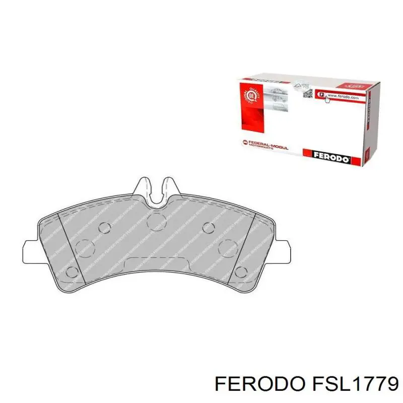 Задние тормозные колодки FSL1779 Ferodo