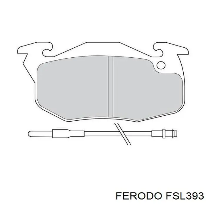Колодки Ferodo FSL393 цена, от 14.63 USD
