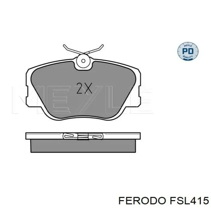 FSL415 Ferodo Колодки передние