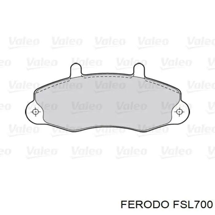 Колодки Ferodo FSL700 цена, от 16.34 USD