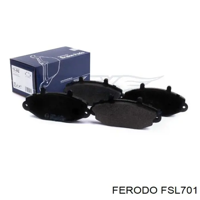 FSL701 Ferodo Колодки передние