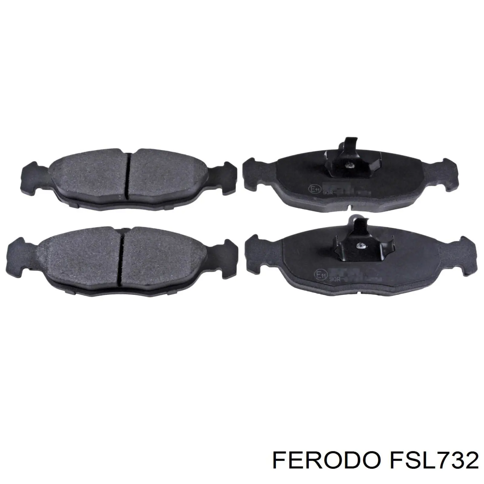 FSL732 Ferodo Колодки передние
