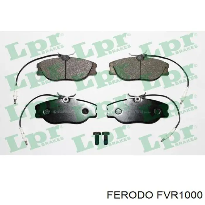 Pastillas de freno delanteras FVR1000 Ferodo