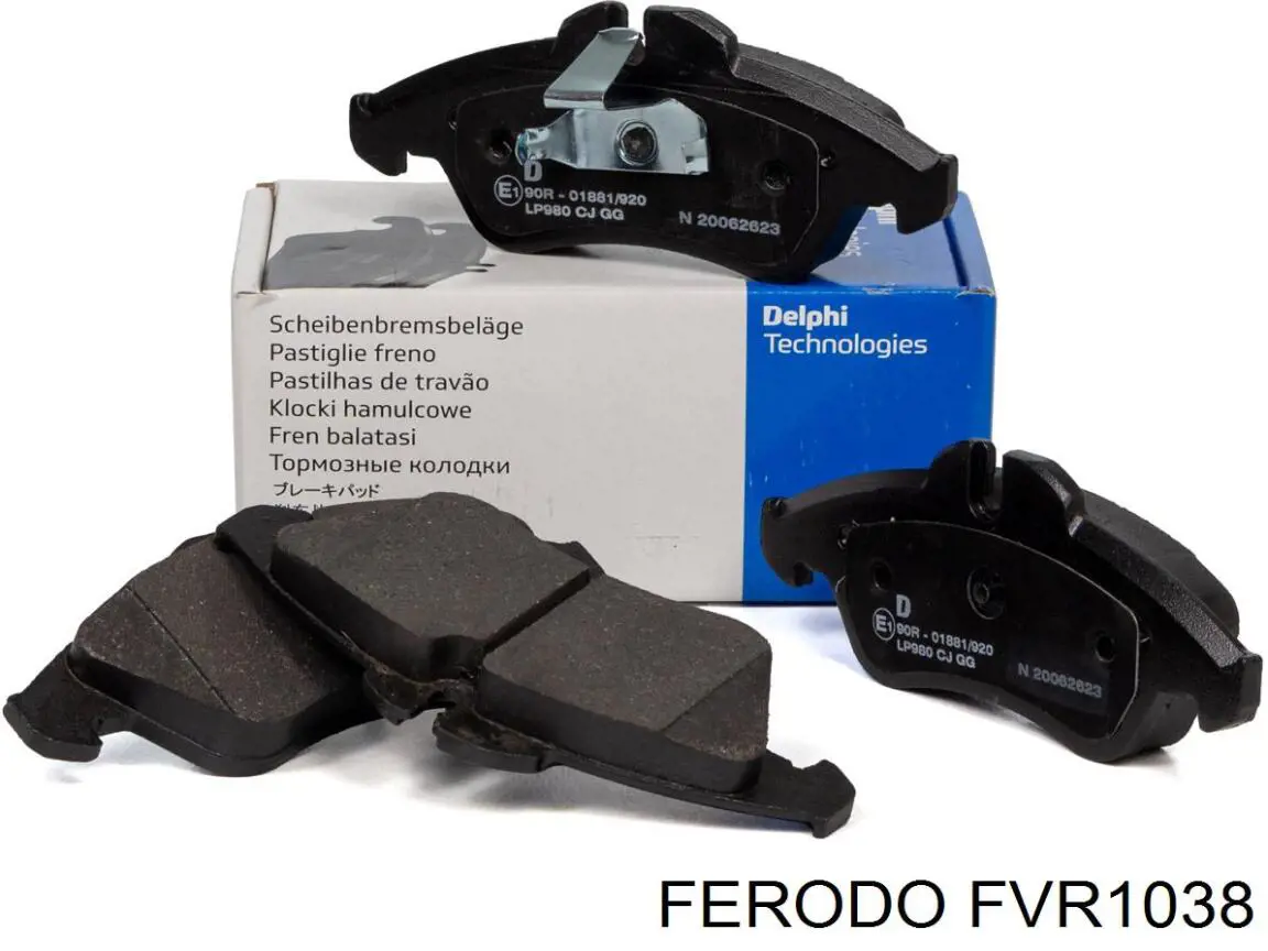 Колодки Ferodo FVR1038 цена, от 29.07 USD