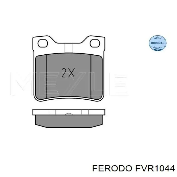 Колодки дисковые  Ferodo FVR1044 цена, от 16.98 USD