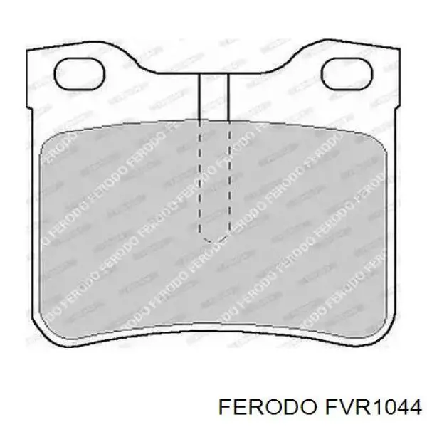 FVR1044 Ferodo колодки тормозные задние дисковые