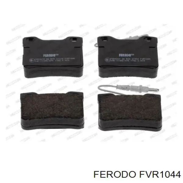 Pastillas de freno traseras FVR1044 Ferodo