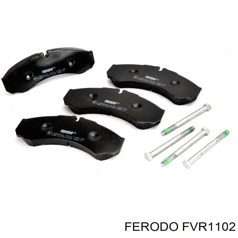 Колодки дисковые  Ferodo FVR1102 цена, от 36.46 USD
