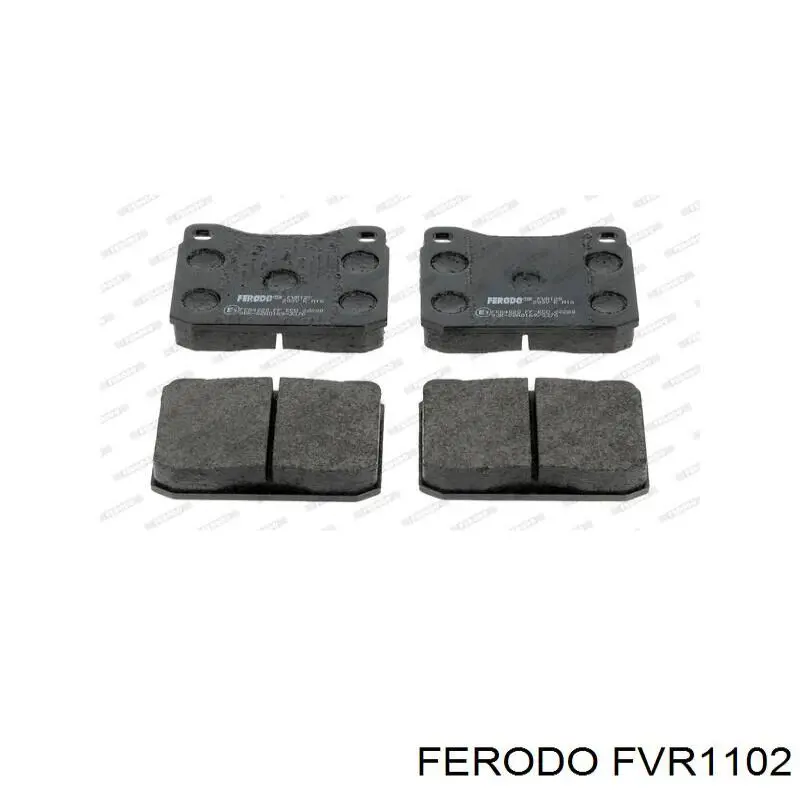 Pastillas de freno traseras FVR1102 Ferodo