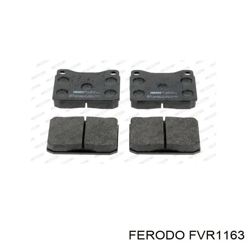 Передние тормозные колодки FVR1163 Ferodo