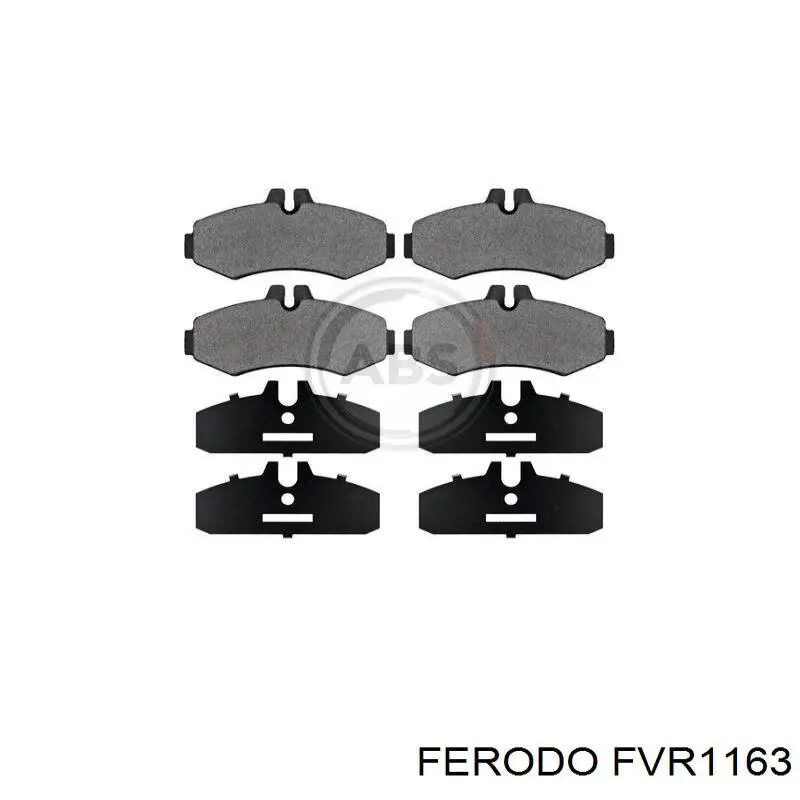 FVR1163 Ferodo Колодки передние
