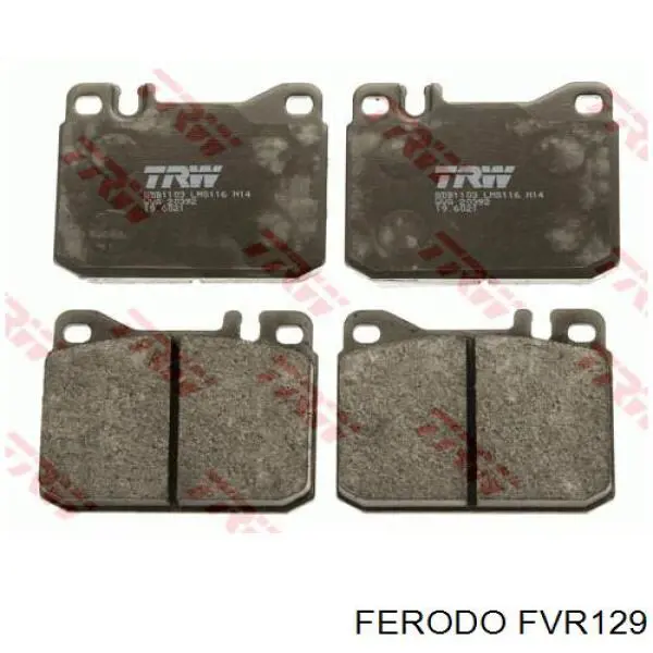 Купить FVR129 Ferodo Колодки тормозные